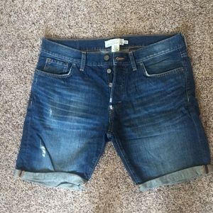 Denim shorts